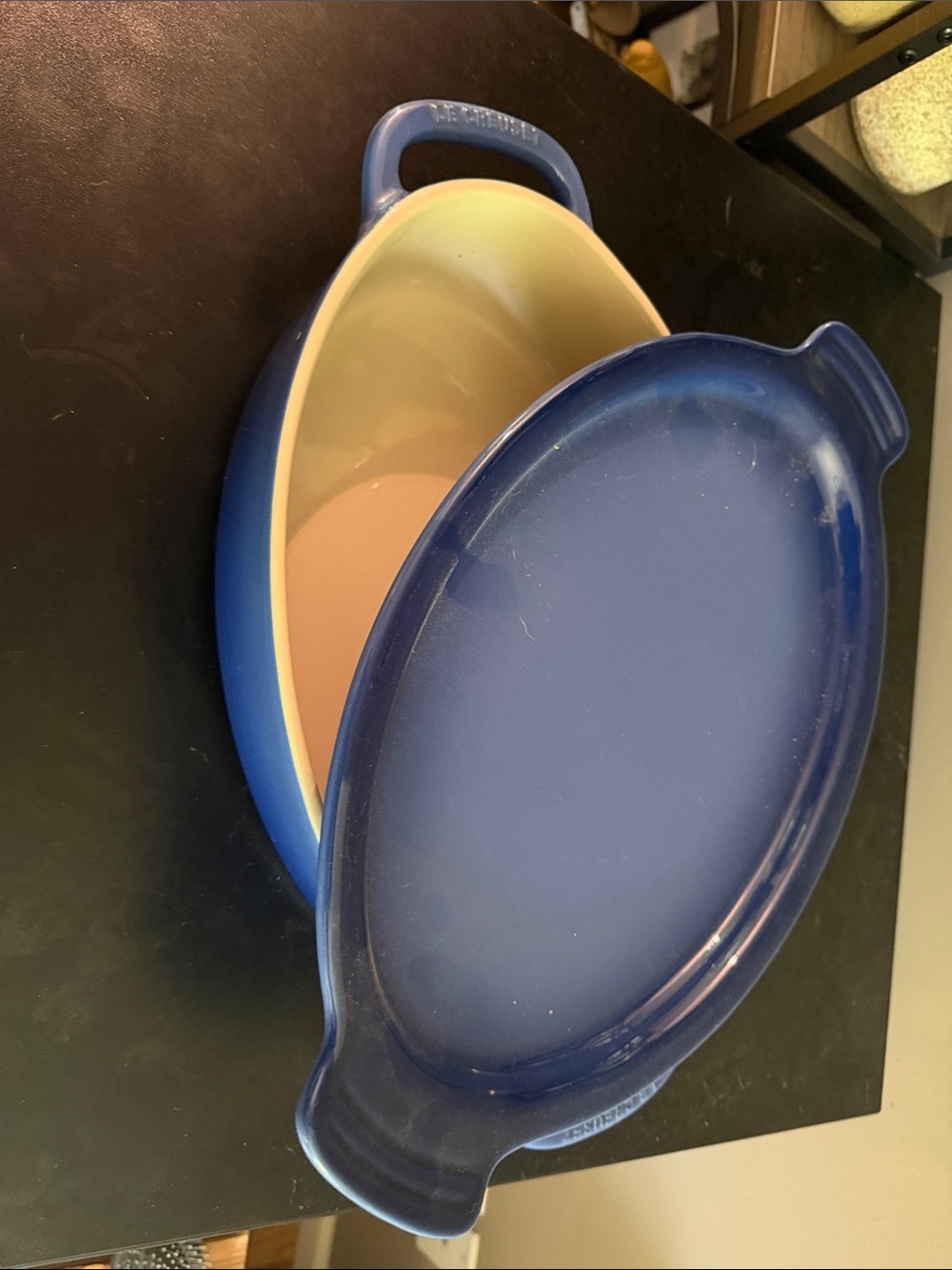 Le Creuset indigo 2 Piece Casserole - Picture 6 of 12